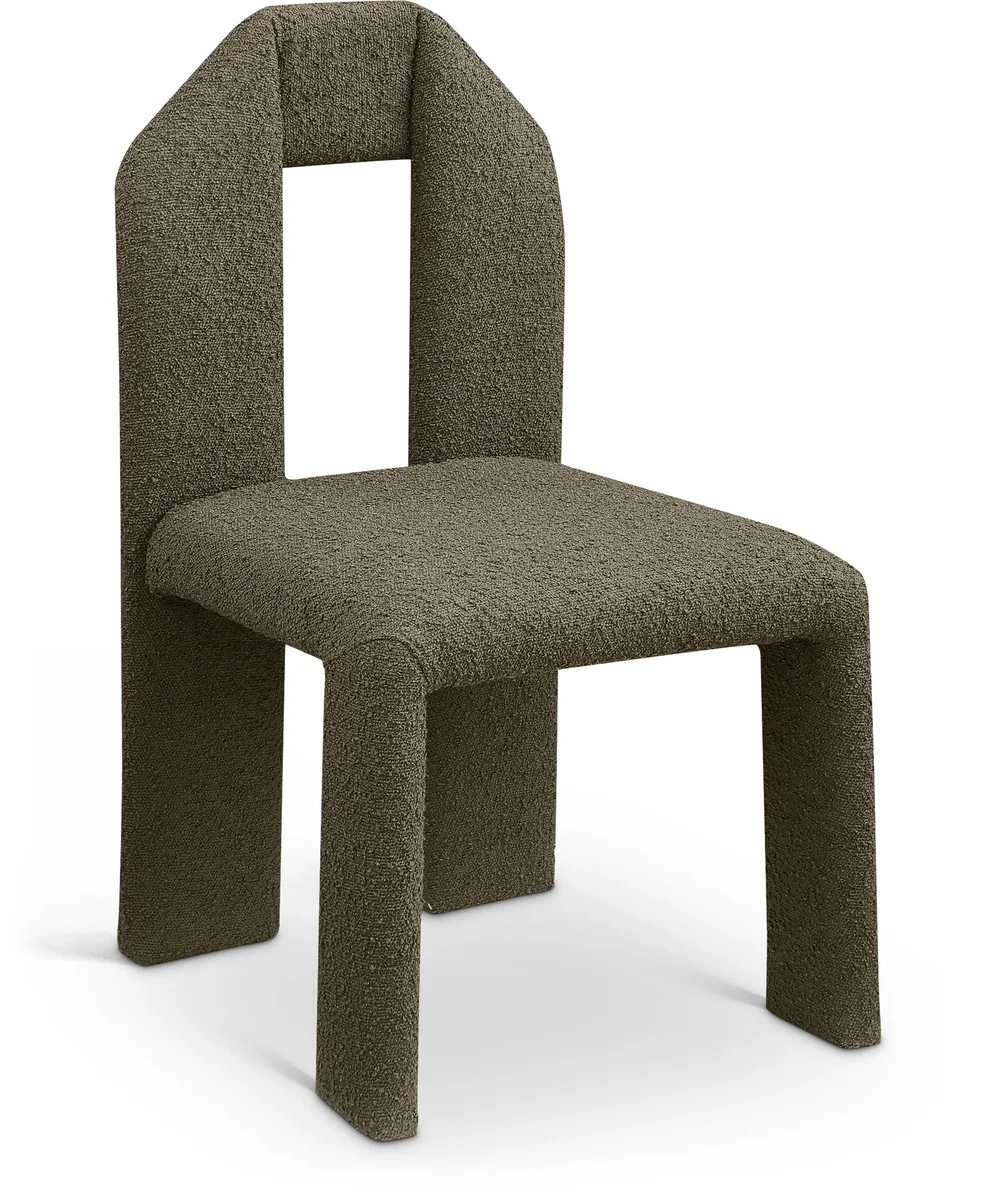 Bennett - Boucle Dining Chair (Set of 2) - Olive