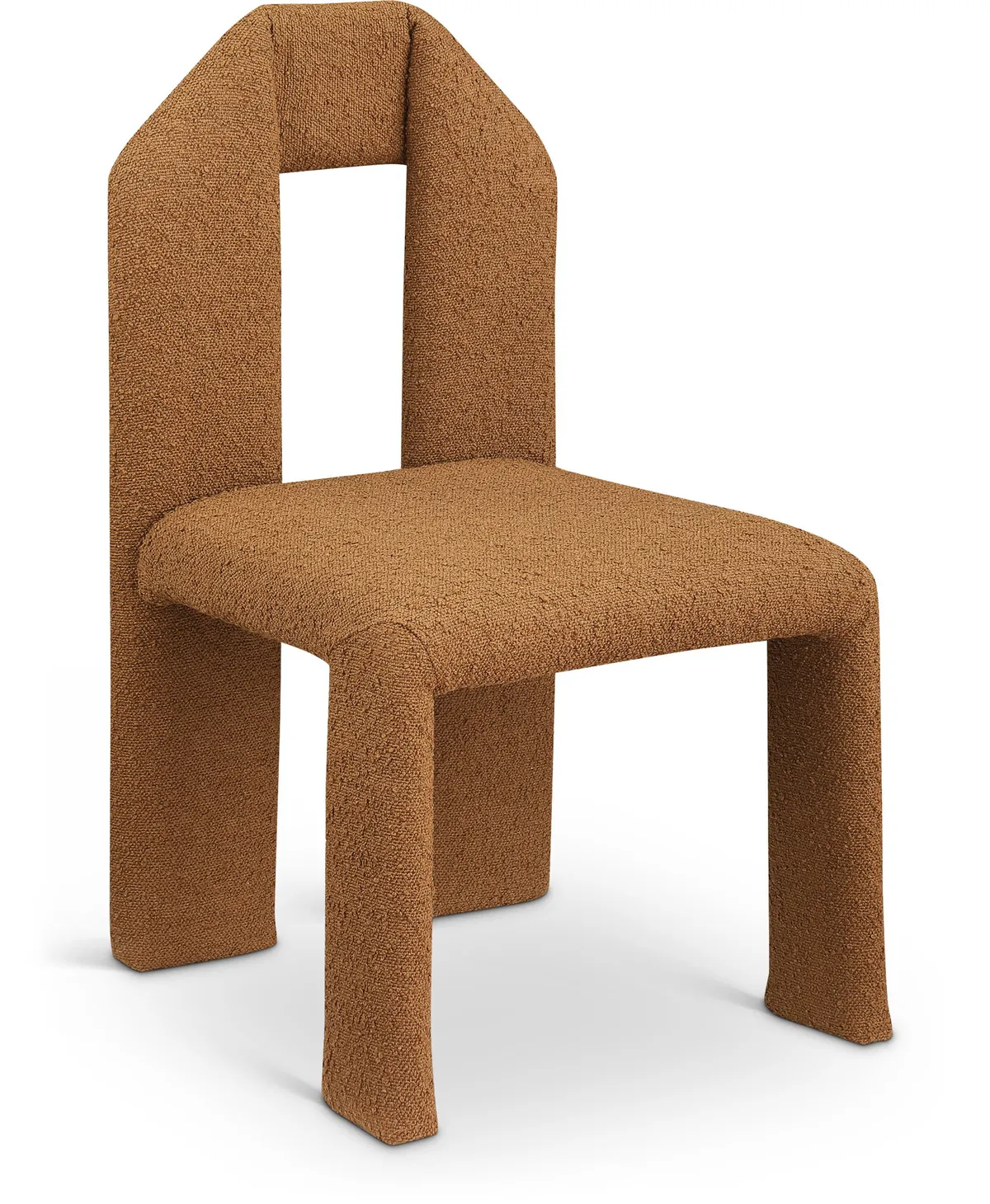 Bennett - Boucle Dining Chair (Set of 2) - Saddle