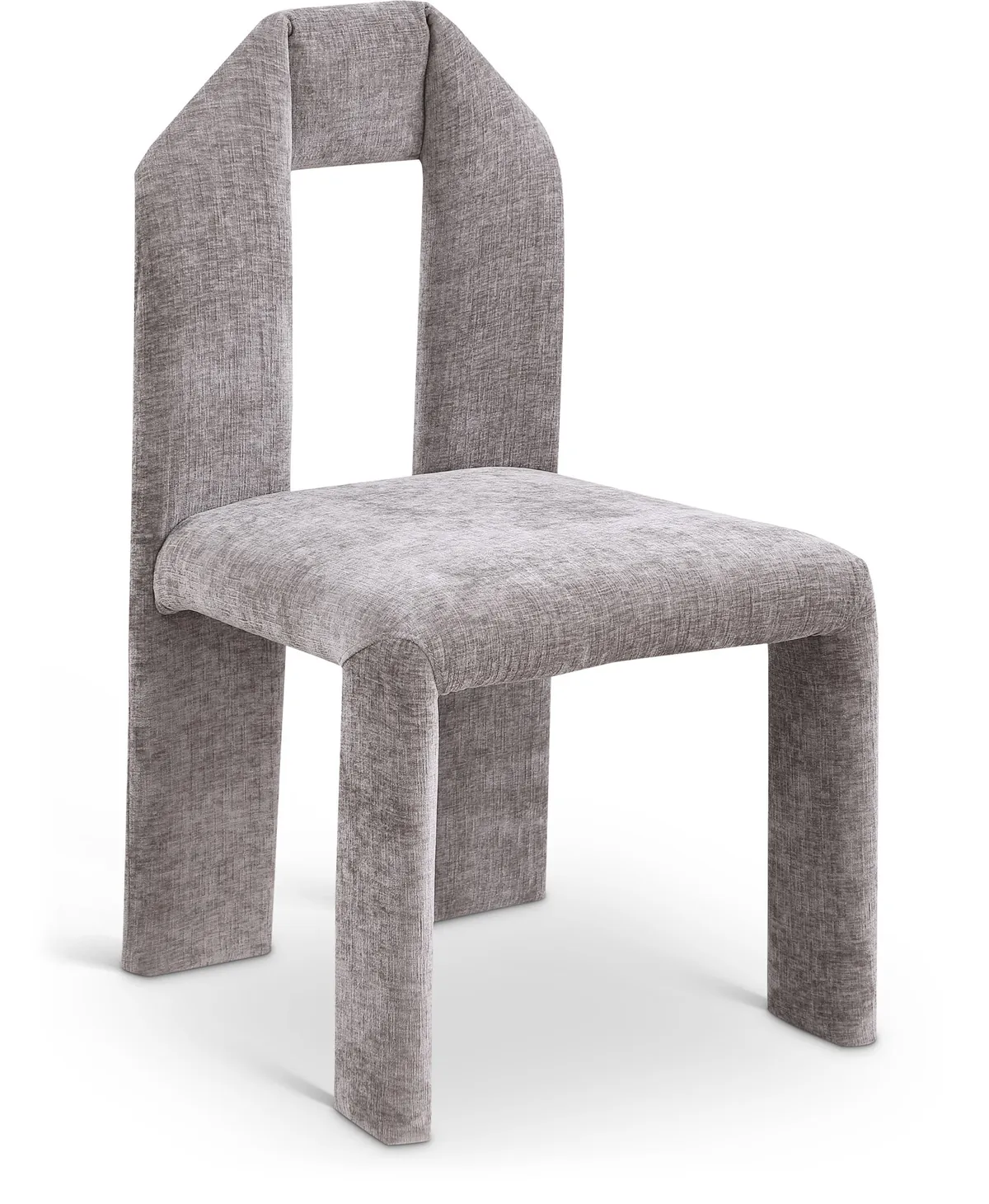 Bennett - Chenille Dining Chair (Set of 2) - Gray