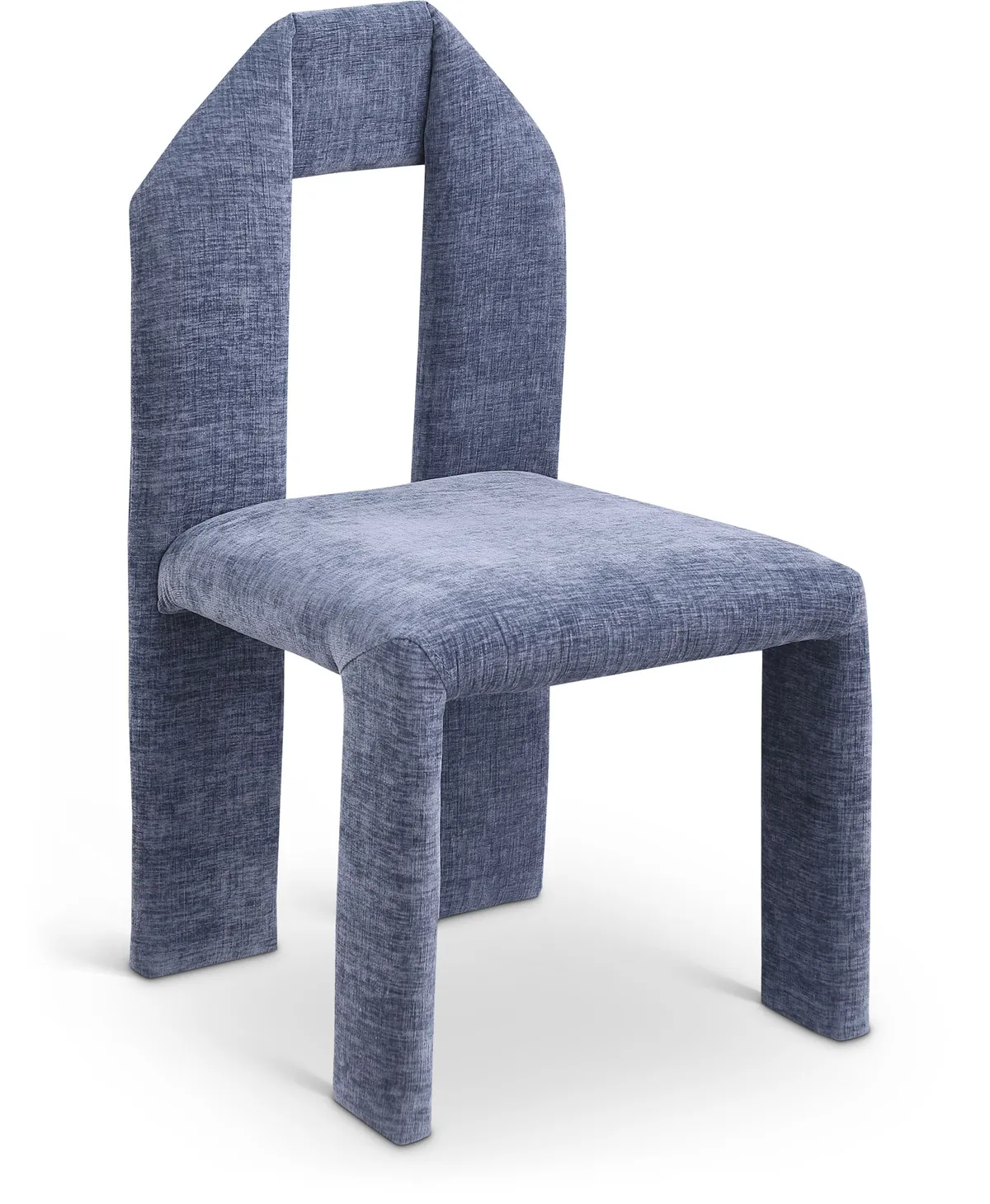 Bennett - Chenille Dining Chair (Set of 2) - Light Blue