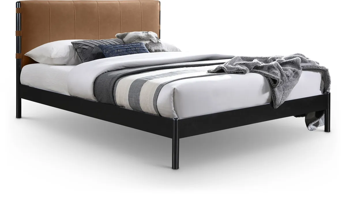 Abigail - Queen Bed - Cognac