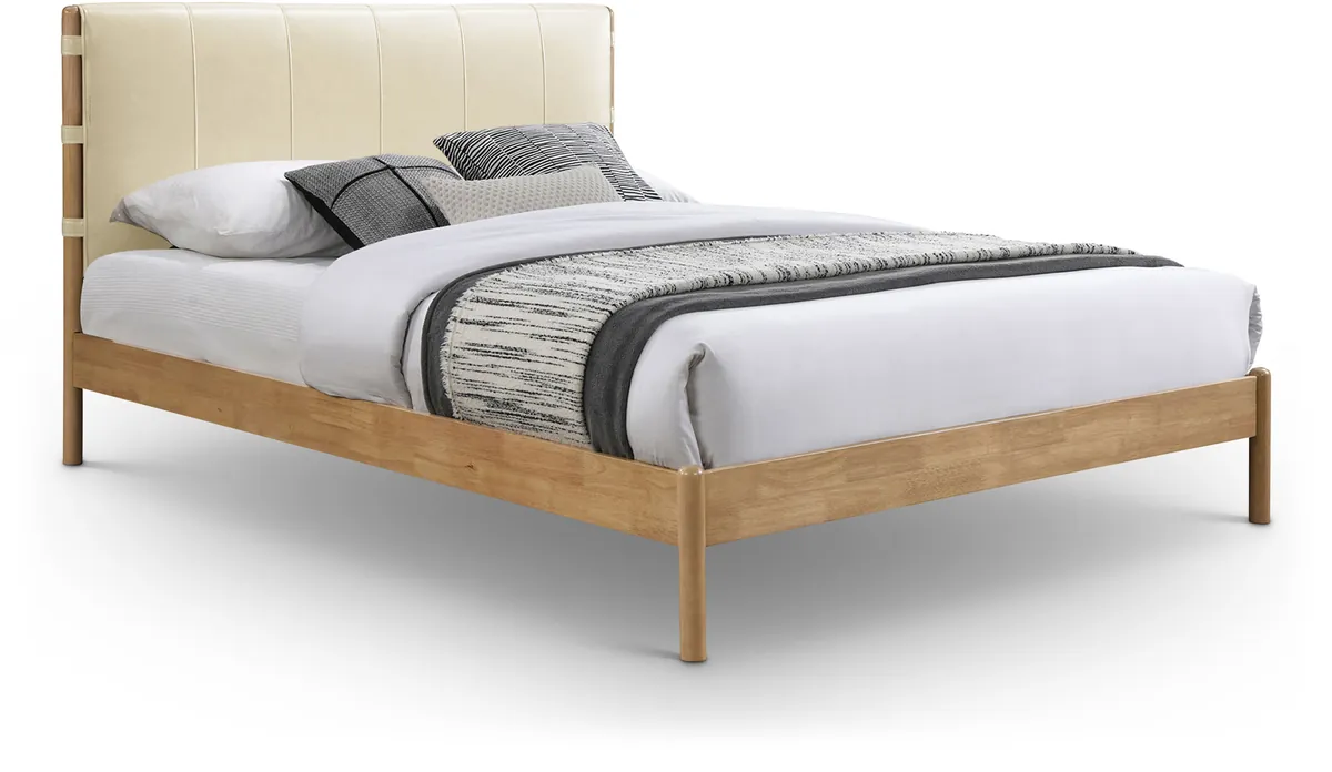 Asher - Queen Bed - Cream