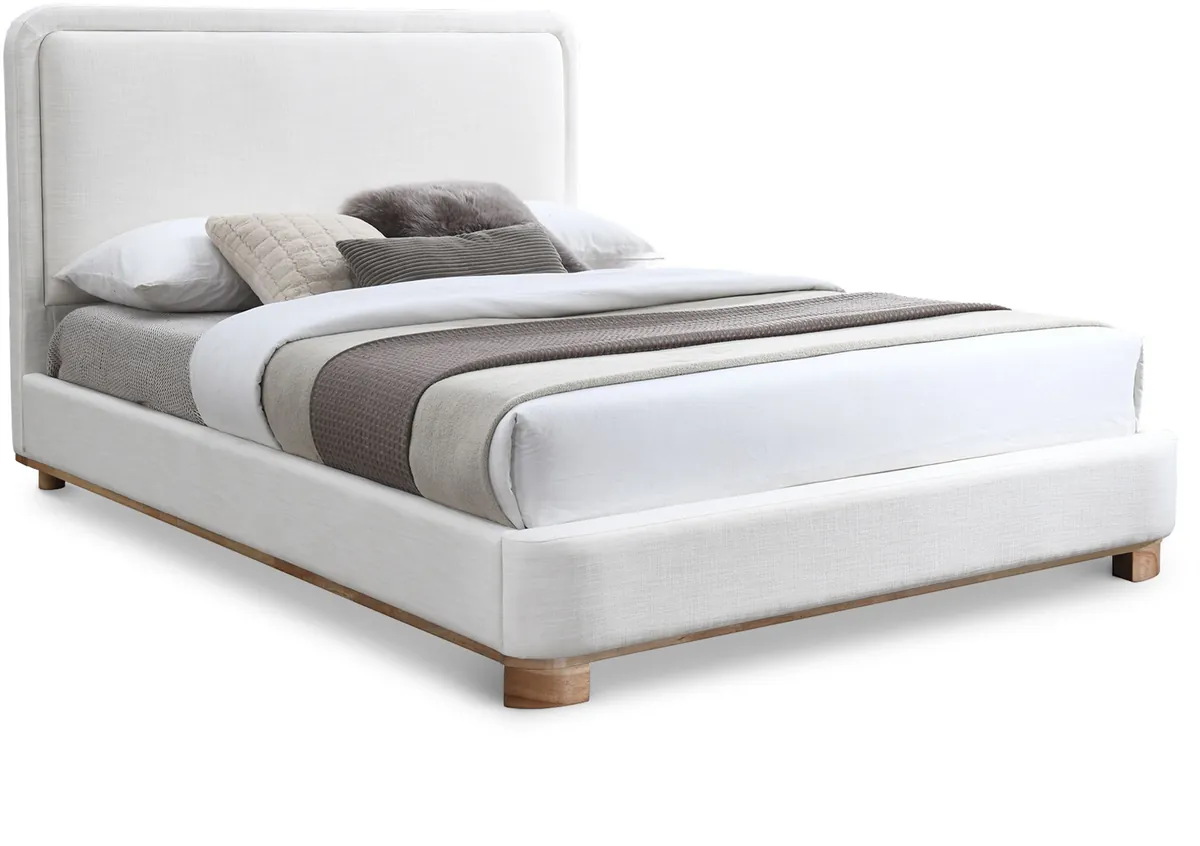 Nolita - Queen Bed With Natural Base - Cream