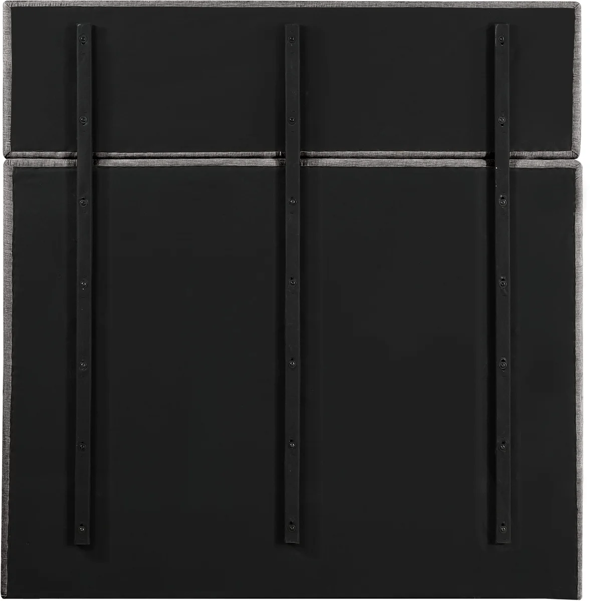 Adam - Chenille Fabric Queen Bed With 70.5" Headboard - Gray - View 2