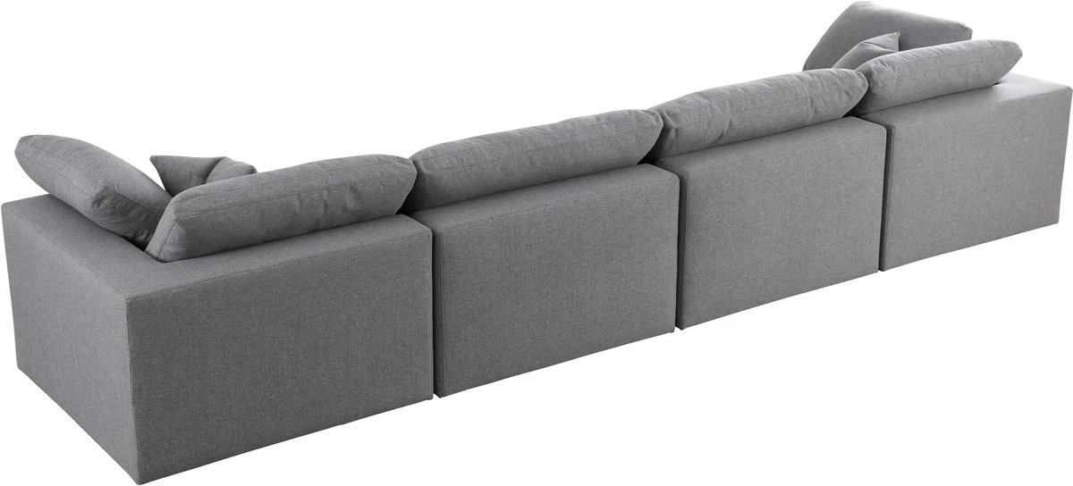 Serene - 4 Seat Modular Sofa - Gray
