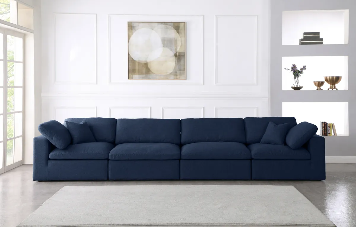 Serene - 4 Seat Modular Sofa - Navy