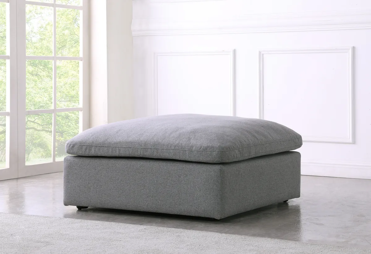 Serene - Modular Ottoman - Gray - View 2