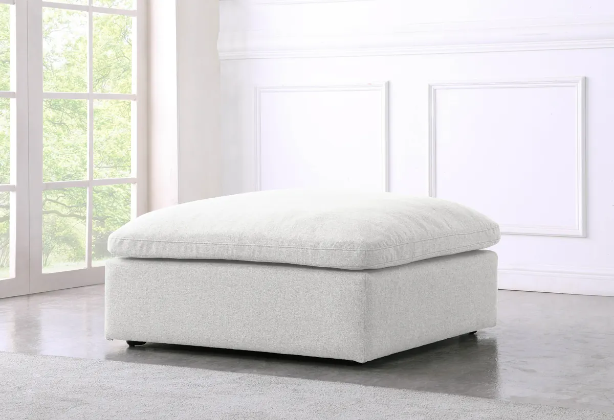 Serene - Modular Ottoman - Cream - View 2