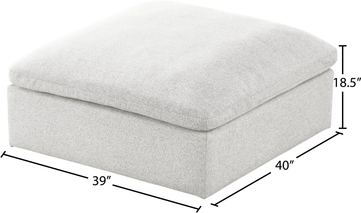 Serene - Modular Ottoman - Cream