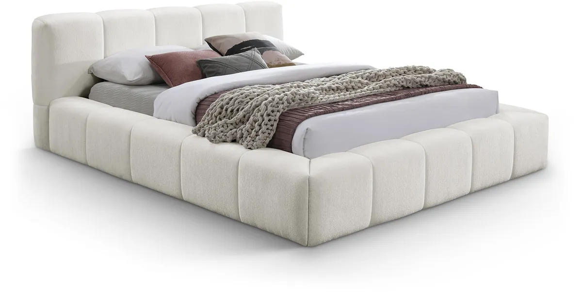 Carlin - Queen Bed - Cream