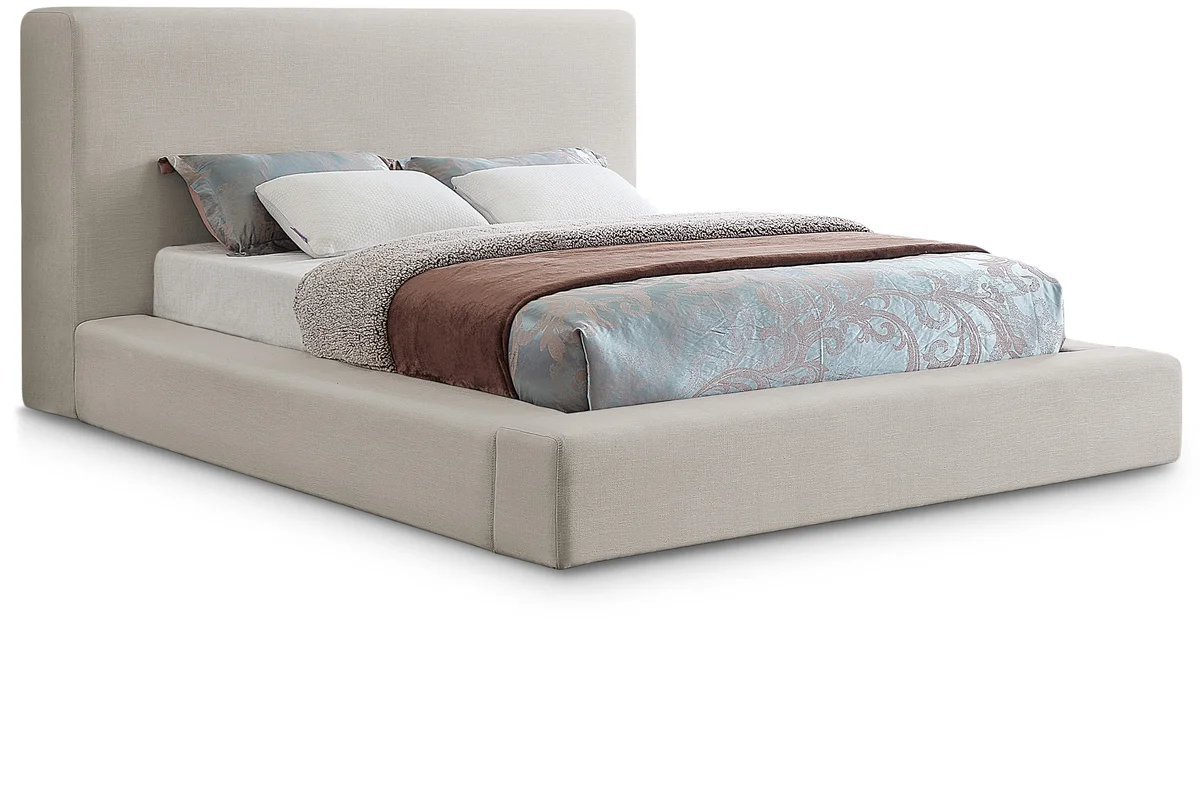 Devin - Queen Bed - Beige