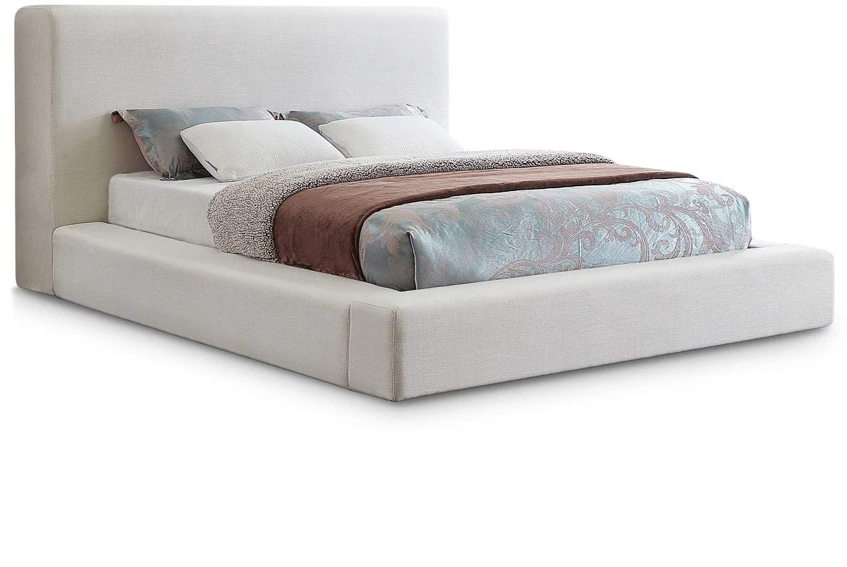 Devin - Queen Bed - Cream
