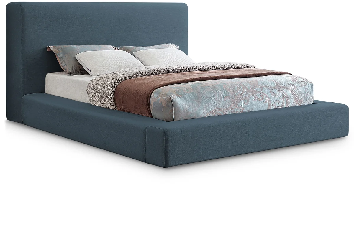 Devin - King Bed - Navy