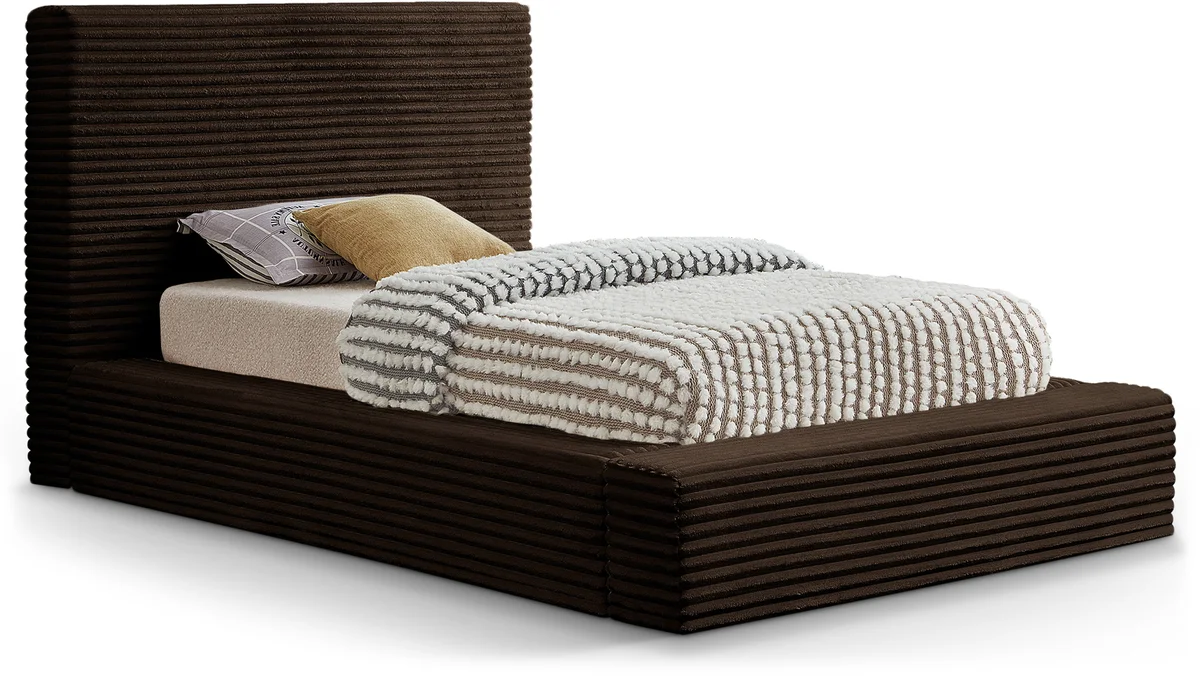 Dexter - Twin Bed - Brown