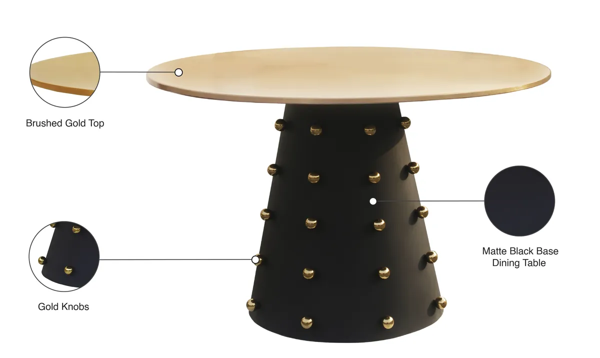 Raven - Dining Table - Black