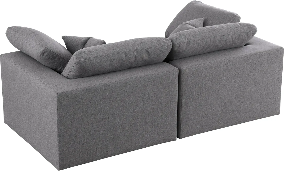 Serene - 2 Seat Modular Sofa - Gray