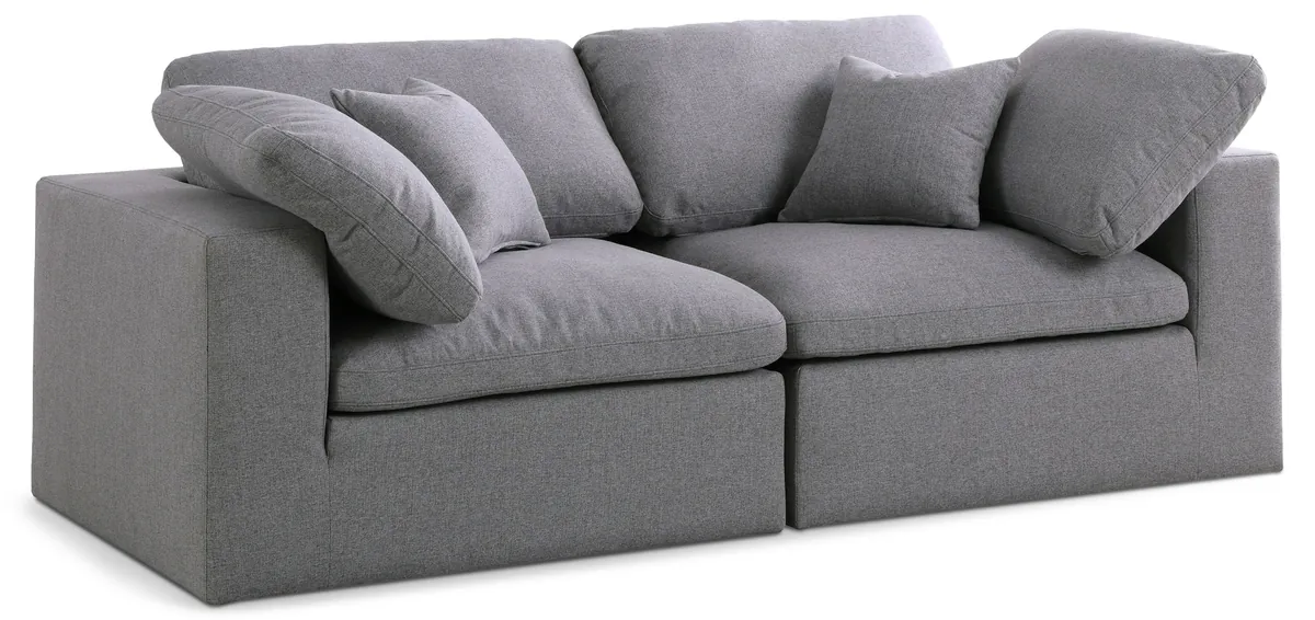 Serene - 2 Seat Modular Sofa - Gray