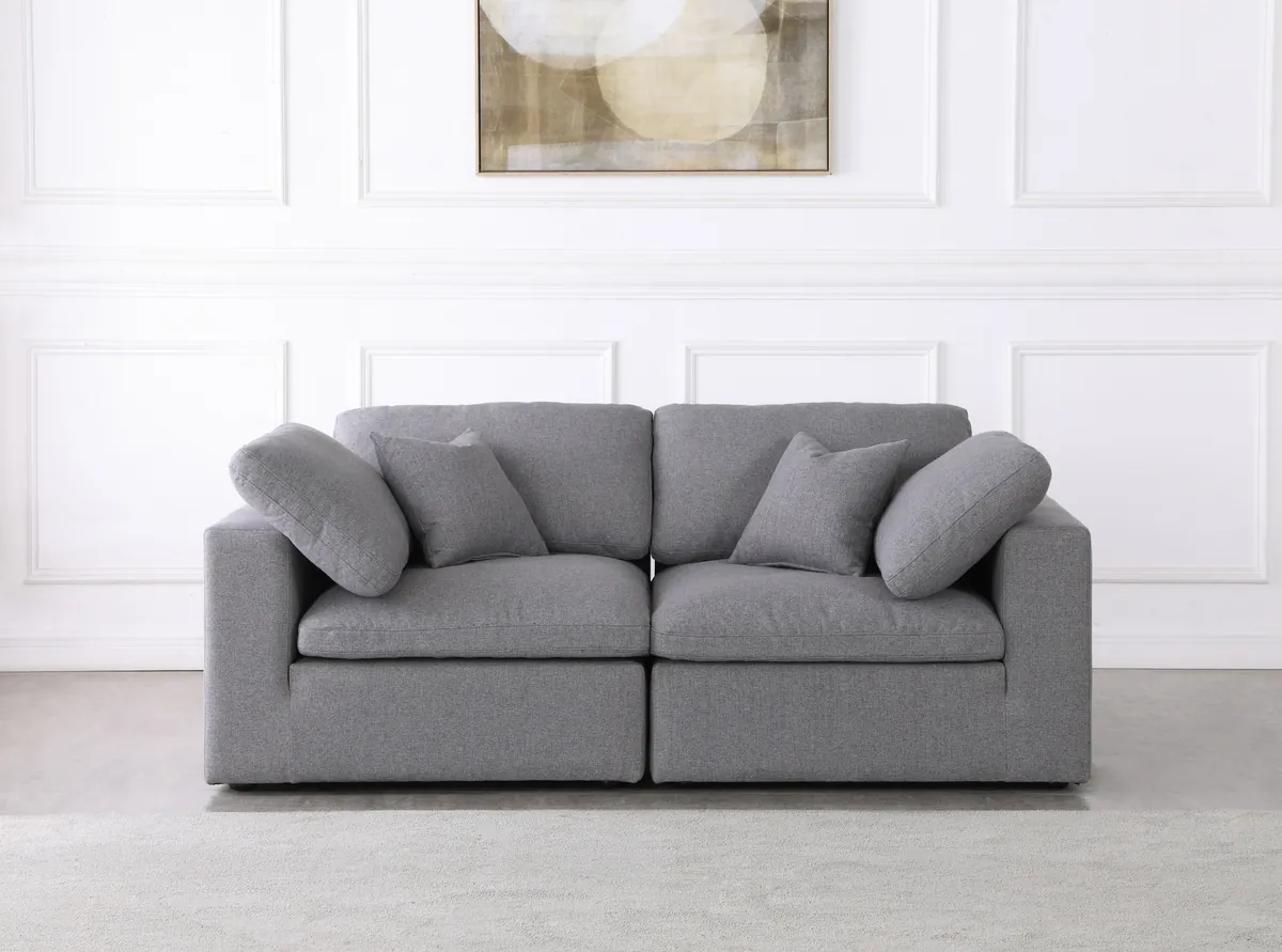 Serene - 2 Seat Modular Sofa - Gray