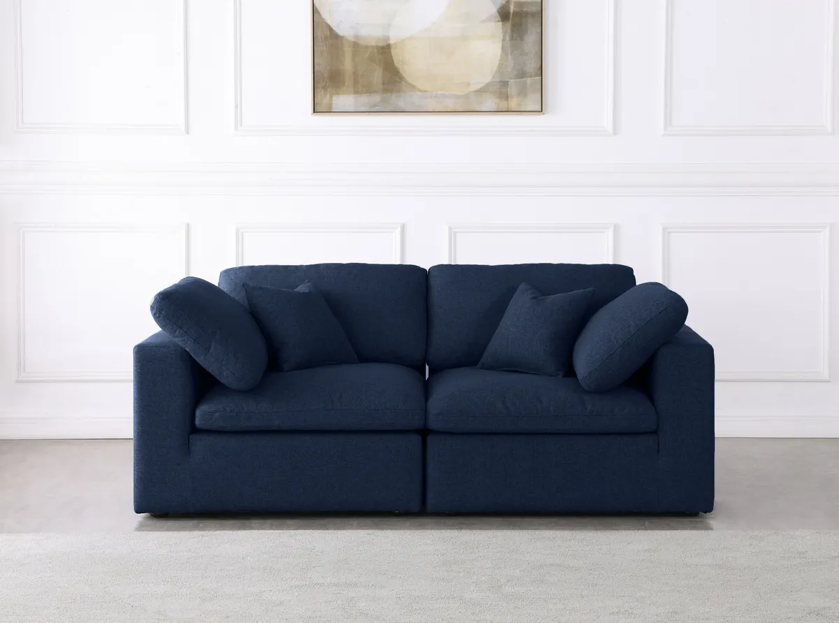 Serene - 2 Seat Modular Sofa - Navy