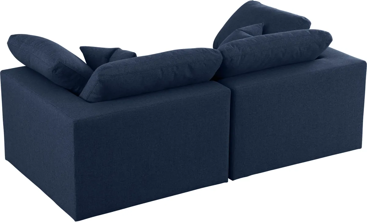 Serene - 2 Seat Modular Sofa - Navy