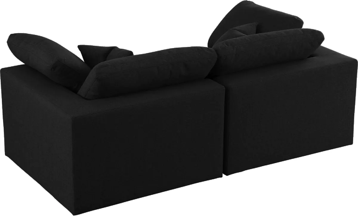 Serene - 2 Seat Modular Sofa - Black