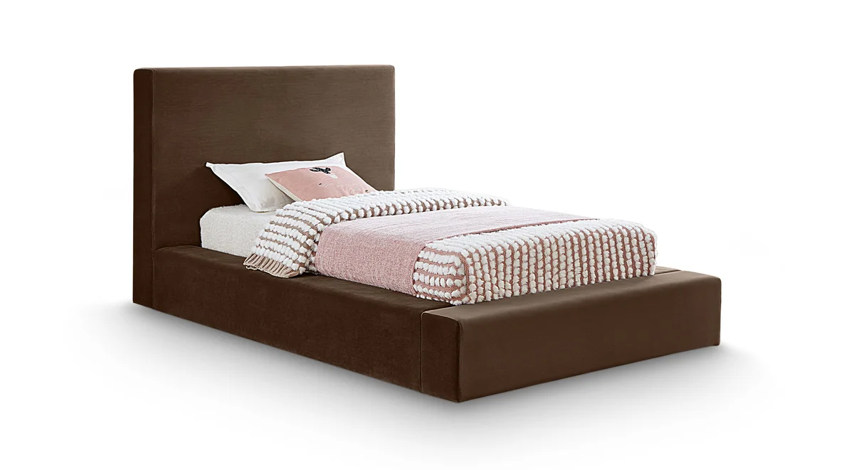 Dorian - Twin Bed - Brown