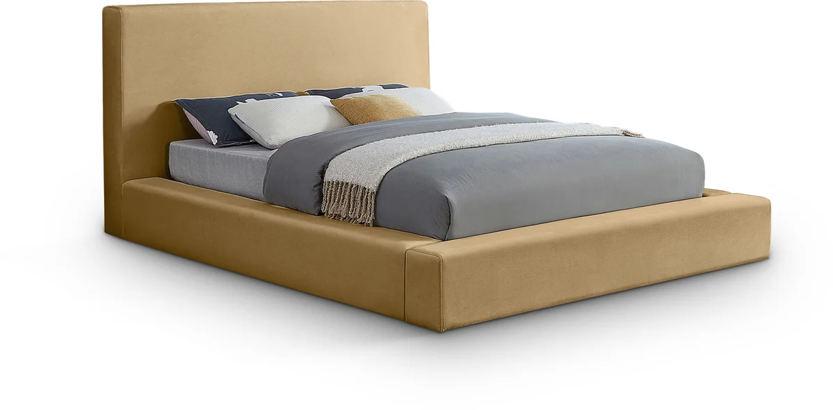 Dorian - Queen Bed - Camel