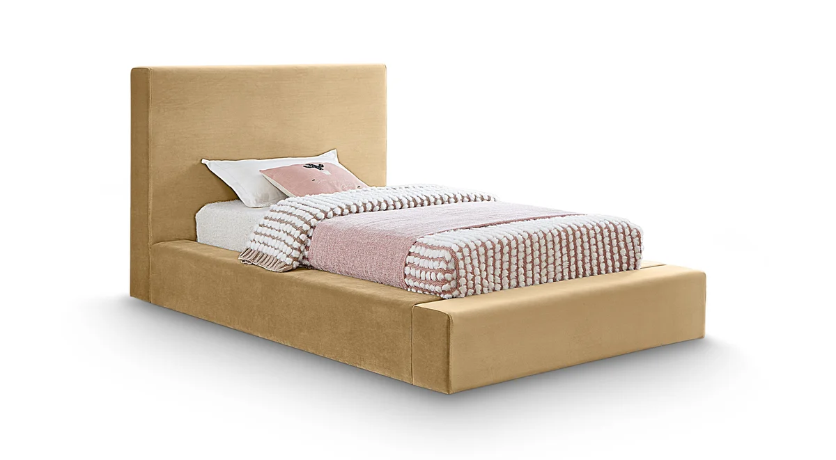 Dorian - Twin Bed - Camel