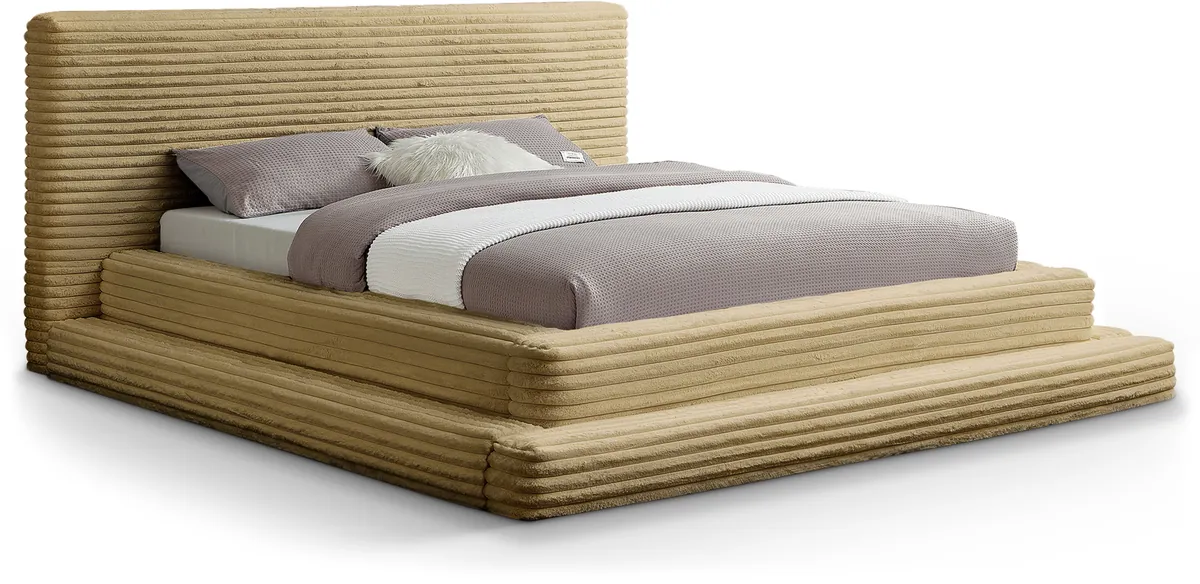 Drew - Queen Bed - Camel