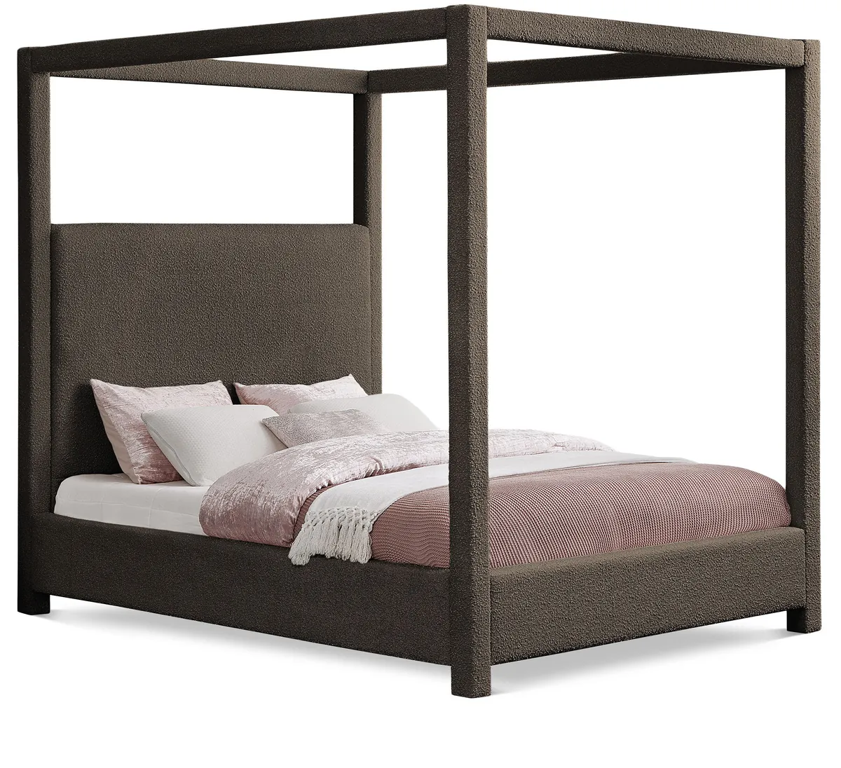 Eden - King Bed - Brown