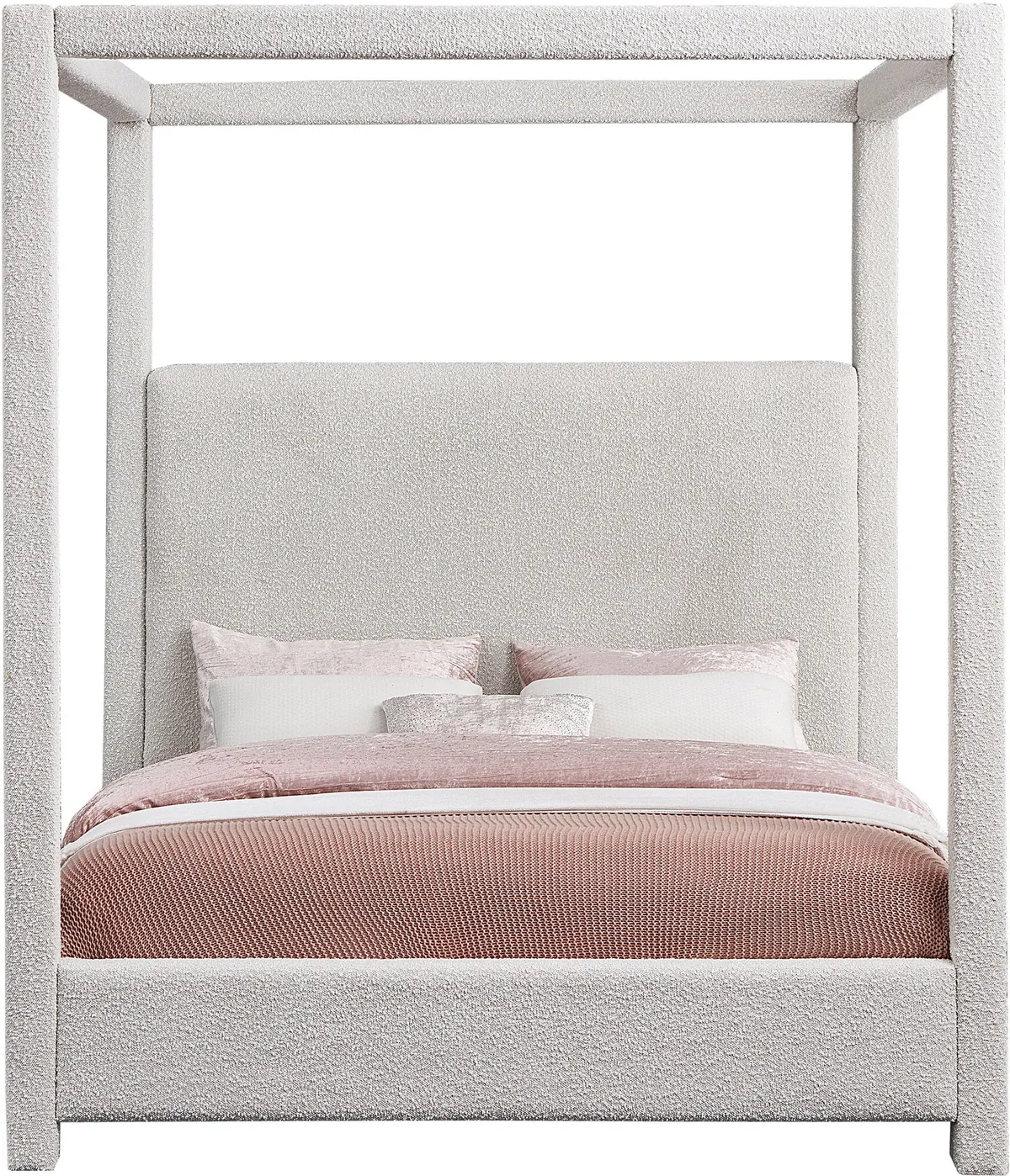 Eden - Queen Bed - Cream - View 2